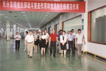 中建材党建责任督导座谈会在尊龙集团官网本部胜利召开